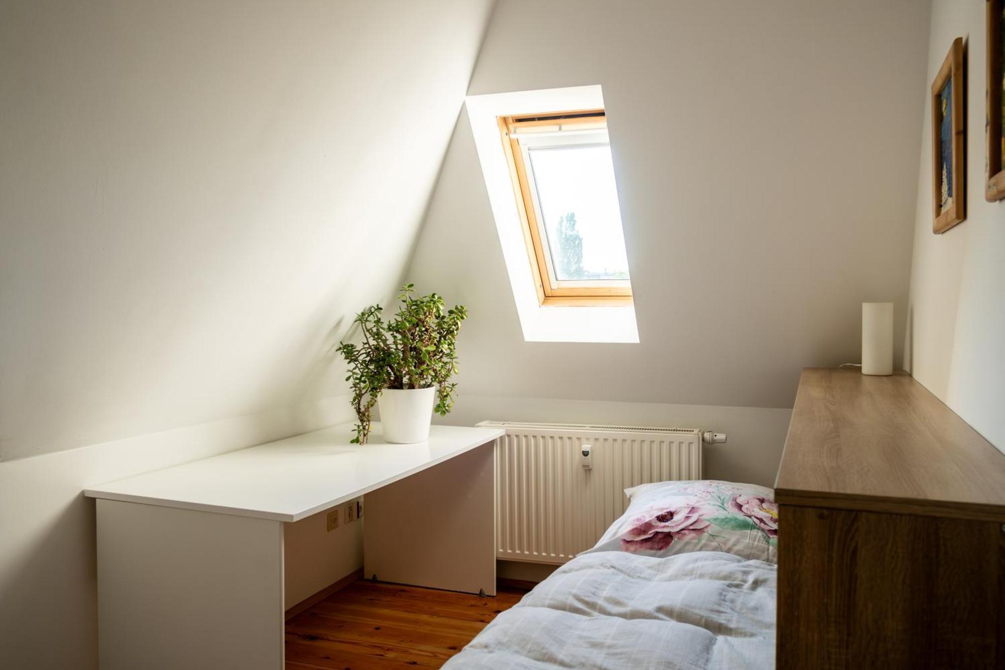 Doppelhaus- Villa Leipzig Schleussig , Moderner Altbau Apartment Dachetage Mit 2 Schlafzimmern Und Separatem Zusatzzimmer , Parkplatz - Balkon - Kamin - Eicheparkett - Arbeitsplatz Εξωτερικό φωτογραφία